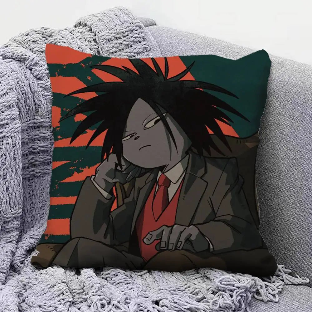 Odd Taxi Anime  Pillow Covers, Home Sofa Cushion Covers and Aecorative Custom