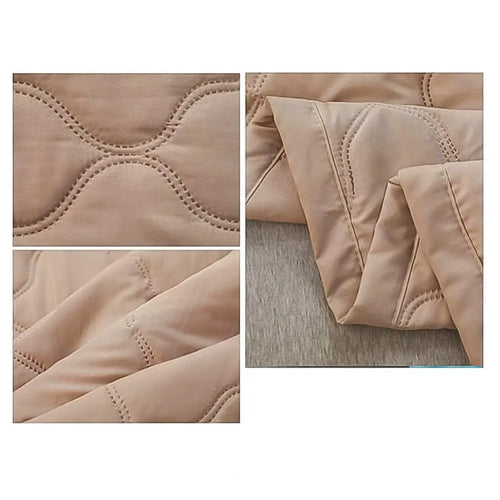 100-200cm Cool Summer Quilt Lightweight Quilted Duvet Single Double King Size Reversible Breathable Throw Beds Travelling Home
