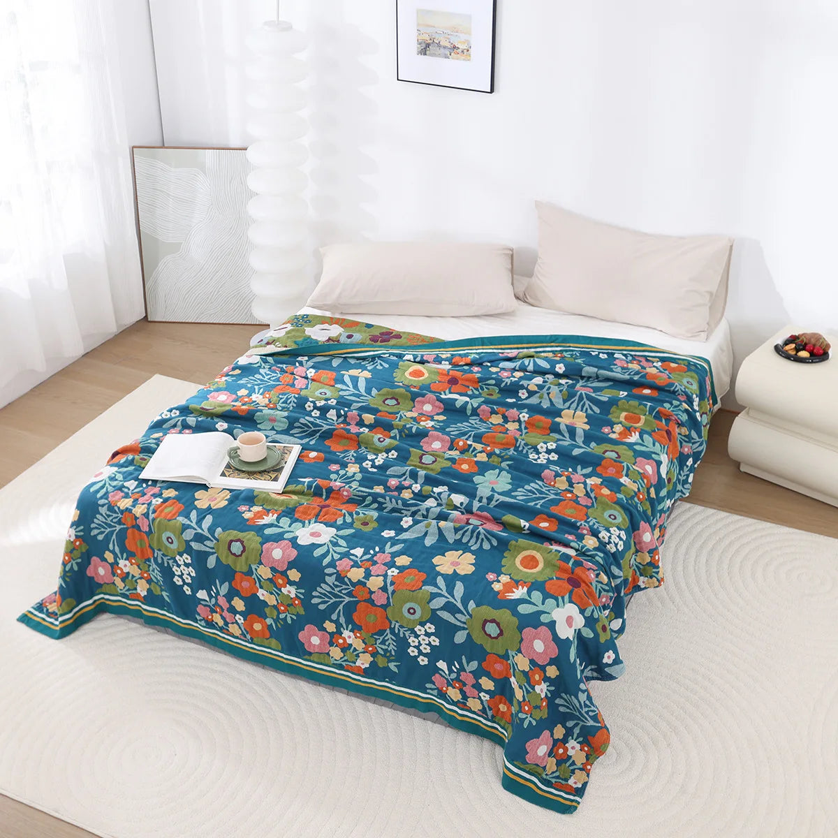 European Cotton Blanket Bedspread On The Bed Luxury Sofa Cover Air-conditioning Blanket Soft Sheet Cooling Quilt Home Textile