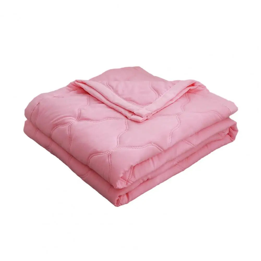 100-200cm Cool Summer Quilt Lightweight Quilted Duvet Single Double King Size Reversible Breathable Throw Beds Travelling Home