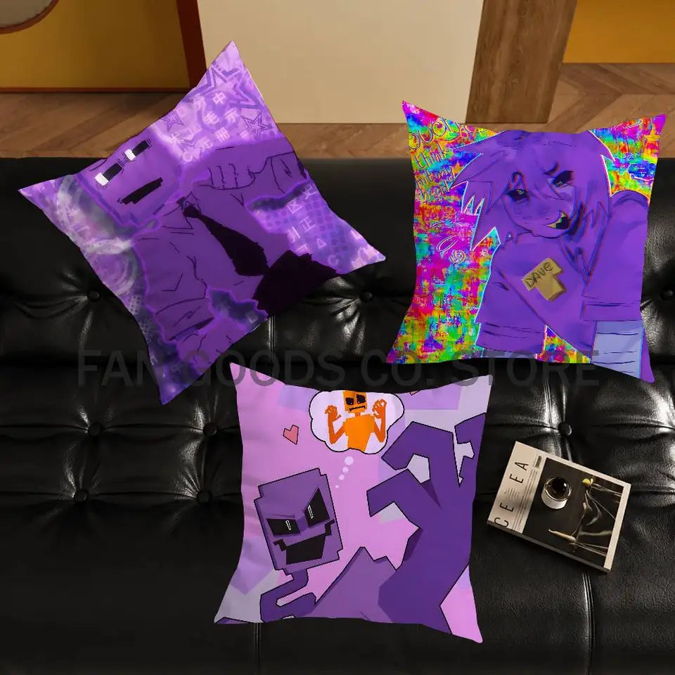 D-Dave M-Miller William Afton Pillow Case For Sofa Decor Car Office Room Printing Cushion Cover Decorations and Protector
