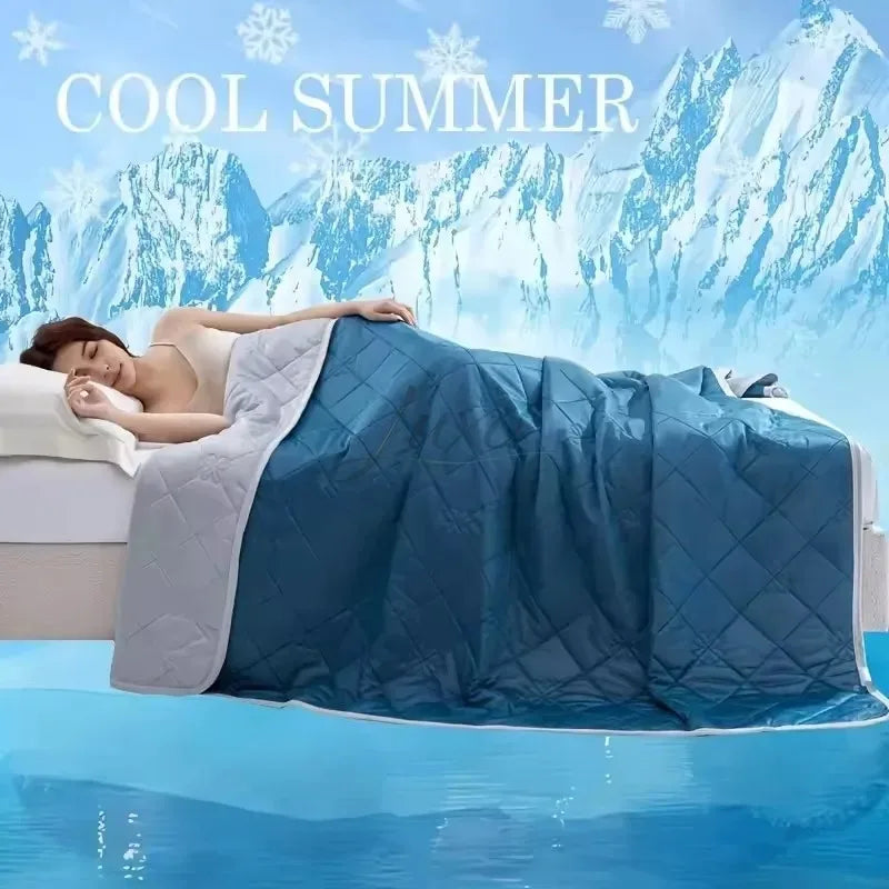 Soft Breathable Summer Blanket Cooling Feeling King Size Quilt Summer Air Condition Comforter Lightweight Coolness Duvet Thin