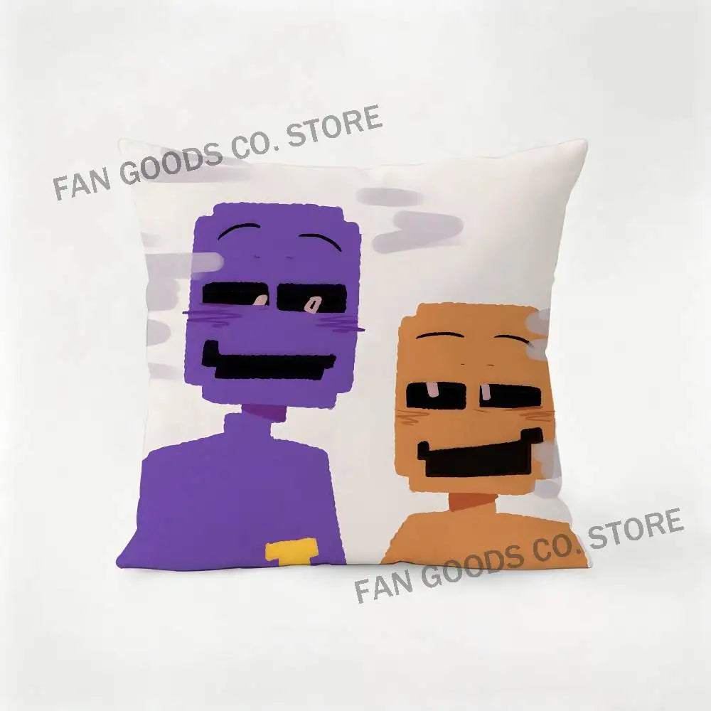 D-Dave M-Miller William Afton Pillow Case For Sofa Decor Car Office Room Printing Cushion Cover Decorations and Protector