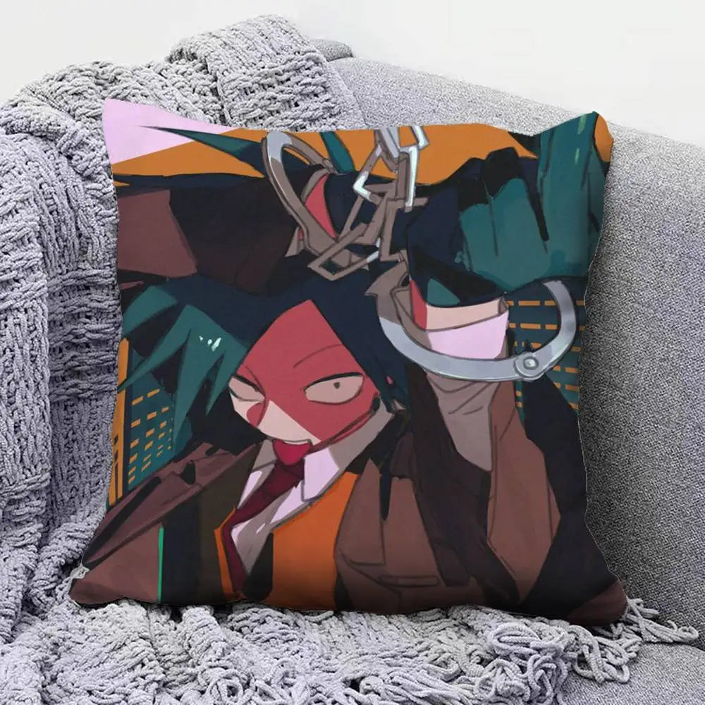 Odd Taxi Anime  Pillow Covers, Home Sofa Cushion Covers and Aecorative Custom