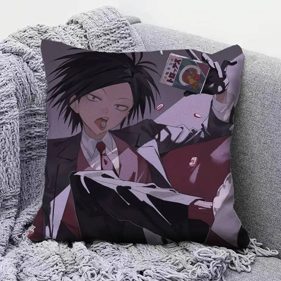 Odd Taxi Anime  Pillow Covers, Home Sofa Cushion Covers and Aecorative Custom