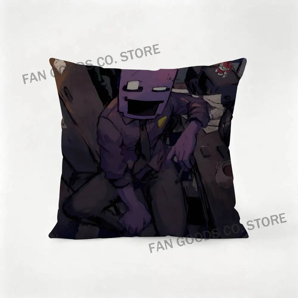 D-Dave M-Miller William Afton Pillow Case For Sofa Decor Car Office Room Printing Cushion Cover Decorations and Protector